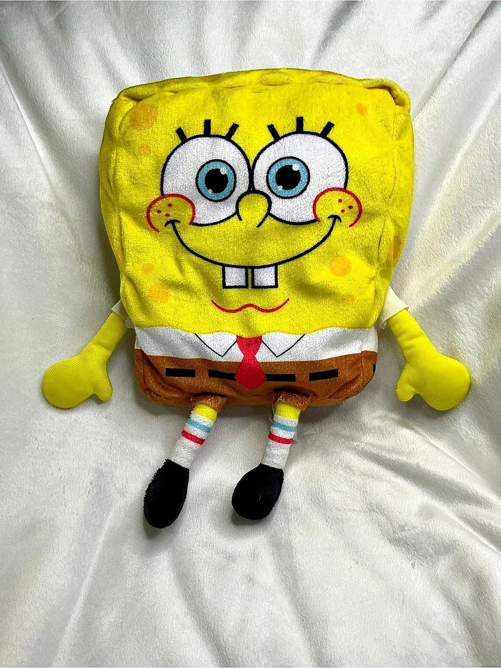 Nickelodeon SpongeBob SquarePants Character Plush Pillow Yellow & Brown